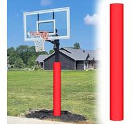 Imbottitura per palo da basket, involucro rotondo in schiuma per pali da 6,3 cm a 20,3 cm, cuscinetto di protezione di sicurezza per esterni da 182 cm, imbottitura a colonna di supporto
