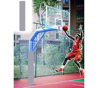 Imbottitura per palo da basket per garage cantina, supporto rotondo per pali da 10,2 a 20,3 cm, involucro protettivo per tutti gli obiettivi