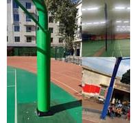 Imbottitura per Palo da Basket Resistente alle Intemperie, Imbottitura per Palo da Basket per Esterni, Avvolgente Attorno al Palo Rimovibile, Avvolgimento della Colonna con Cinghie, Attrezzatura per
