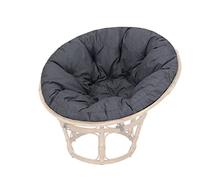 Imbottitura per poltrona Papasan, cuscino di ricambio, diametro di 114 cm, cuscino imbottito, made in EU, colore: blu navy