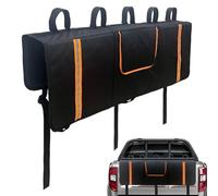Imbottitura per portellone posteriore per mountain - Copertura resistente per portellone posteriore per camion con strisce riflettenti | Portabici Stabile per 5 Biciclette, Tappetino Protettivo p