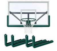 Imbottitura per tabellone da basket per assorbire gli urti del cerchio | Paraurti in schiuma, protezione di sicurezza per canestro, per interni/esterni, stadi, campus, per 1,5x1,05m
