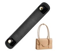 Imbottitura per tracolla per borsa a tracolla, imbottiture rimovibili per spallacci in poliuretano con due bottoni, per viaggi, viaggi d'affari, riunioni, spostamenti, shopping, Nero