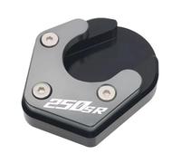 Imbottitura Piastra Cavalletto Laterale Per 250SR/NK250, modifica della motocicletta con cavalletto laterale in lega di alluminio base allargata e poggiapiedi antiscivolo allargato