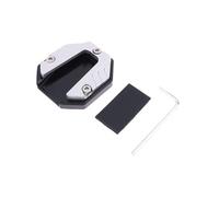 Imbottitura Piastra Cavalletto Laterale Supporto universale per cavalletto laterale, piastra di supporto antiscivolo, base allargata, per scooter, moto e bici