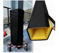 Imbottitura protettiva per pali da basket da 2,1 m per uso esterno/interno, imbottitura protettiva per parco giochi, garage, palestra e parcheggio, adatto per pali di supporto 3 x 3, ideale per