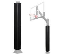 Imbottitura resistente avvolgente per pali imbottiture metalliche rotonde/quadrate per interni/esterni per garage scantinati protezioni per pali da parco giochi,Nero,Square 20×20×180cm