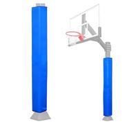 Imbottitura resistente avvolgente per pali imbottiture metalliche rotonde/quadrate per interni/esterni per garage scantinati protezioni per pali da parco giochi,Blu,Square 16.5×16.5×180