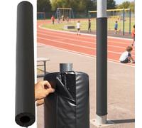 Imbottitura resistente per pali da 1,2 m, resistente ai raggi UV, diametro regolabile 5,1 cm per la sicurezza nelle stazioni di ricarica e sui guardrail, previene collisioni e danni