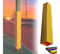 Imbottitura resistente per pali da basket, quattro barriere quadrate di collisione per la sicurezza del garage e del seminterrato