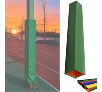 Imbottitura resistente per pali da basket, quattro barriere quadrate di collisione per la sicurezza del garage e del seminterrato