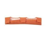 Imbottiture antisudore per caschi, Elmetto antisudore 10 pezzi Arancione 22,7x10 cm Fodera in cotone Lavabile Traspirante Riutilizzabile