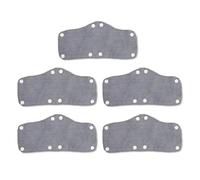 Imbottiture antisudore per caschi, Elmetto antisudore in cotone lavabile riutilizzabile multicolore confezione da 16(Grey)
