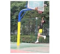 Imbottiture for pali da basket resistenti alle intemperie, imbottitura for pali alta 180 cm resistente agli urti, guaina protettiva avvolgente for uso esterno e in palestra(Yellow,Dia: 16.5cm/6.5in)