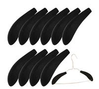 Imbottiture per spalle per grucce, 10 spalline per grucce, forme per spalle per grucce in velluto, forme per spalle per grucce per abiti, imbottiture per grucce standard per armadio, guardaroba, casa,