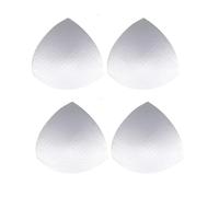 Imbottiture Rimovibili per Reggiseno, 2/3 Paia di Imbottiture for Reggiseno in Spugna Push-up Rimovibili for Aumentare Il Seno Multicolore 14,5x15x0,6 cm(White)