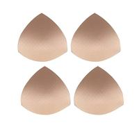 Imbottiture Rimovibili per Reggiseno, 2/3 Paia di Imbottiture for Reggiseno in Spugna Push-up Rimovibili for Aumentare Il Seno Multicolore 14,5x15x0,6 cm(Beige)