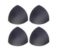 Imbottiture Rimovibili per Reggiseno, 2/3 Paia di Imbottiture for Reggiseno in Spugna Push-up Rimovibili for Aumentare Il Seno Multicolore 14,5x15x0,6 cm(Black)