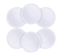 Imbottiture Rimovibili per Reggiseno, 6 Pezzi di Imbottiture for Reggiseno Push-up Rimovibili Multicolori da 11,5 cm for Costumi da Bagno(White)
