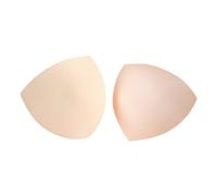 Imbottiture Rimovibili per Reggiseno, for Donna, Inserti Invisibili in Spugna for Reggiseno a Triangolo, Multicolore, 13,5x14,5 cm, 2 Pezzi(Beige)