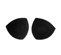 Imbottiture Rimovibili per Reggiseno, for Donna, Inserti Invisibili in Spugna for Reggiseno a Triangolo, Multicolore, 13,5x14,5 cm, 2 Pezzi(Black)