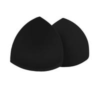 Imbottiture Rimovibili per Reggiseno, Inserti for Reggiseno Sportivo, Coppa A/B e C/D, Multicolore, 4,8-5,5 Pollici, 2 Pezzi(Black,4.8inch)