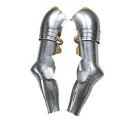 Imbracatura a braccio intero in acciaio medievale - Set di armature articolate lucide con spallacci, rerebrace, poliziotti gomiti e bretelle - Protezione per braccio da cavaliere pronto per la