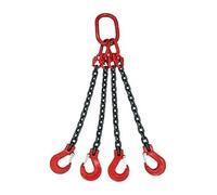 Imbracatura a catena, 5Ton-16Tonx1-4M sollevatore a catena a quattro gambe a 4 artigli for il serbatoio dell'olio del barilotto del secchio del morsetto del sollevatore del tamburo può imbracatura a c