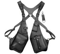 Imbracatura antifurto per uomo - Borsa a tracolla medievale per ascelle, borsa a tracolla doppia per il tempo libero per uomini e donne, borsa vintage, borsa con tracolla
