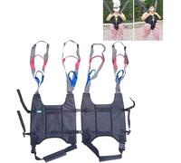 Imbracatura ausiliaria for macchina di trasferimento di sollevamento, imbracatura di sollevamento con gilet imbottito, protegge il torace e il supporto della schiena, allenamento di riabilitazione del