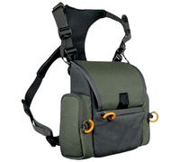 Imbracatura binoculare verde militare, pettorale da caccia traspirante, multitasche