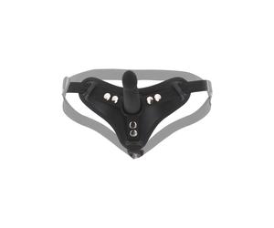 Imbracatura con fallo dildo in silicone reale vaginale anale indossabile strapon