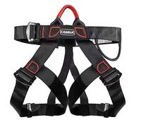 Imbracatura da Arrampicata a metà Corpo, Cintura da Arrampicata, Mezza Imbracatura per Arrampicata per il Corpo, per Salvare il Fuoco, Alpinismo, Protezione Anti-caduta, per Donne, Uomini(Nero)