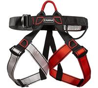 Imbracatura da Arrampicata a metà Corpo, Cintura da Arrampicata, Mezza Imbracatura per Arrampicata per il Corpo, per Salvare il Fuoco, Alpinismo, Protezione Anti-caduta, per Donne, Uomini(nero rosso)
