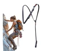 Imbracatura da Arrampicata, Imbracatura Toracica per Alpinismo, Pettorina Toracica Antiscivolo con Sgancio Rapido per Scalata Rocce, Lavori Edili, Escursionismo e Coperture Tetti