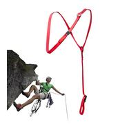 Imbracatura Da Arrampicata Uomo,Cintura di Sicurezza per Alpinismo | Pettorina Toracica Antiscivolo con Sgancio Rapido per Scalata Rocce, Lavori Edili, Escursionismo e Coperture Tetti