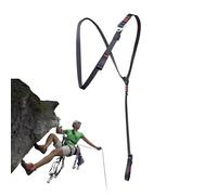 Imbracatura Da Arrampicata Uomo, Corda Di Sicurezza Per Alpinismo, Pettorina Toracica Antiscivolo con Sgancio Rapido per Scalata Rocce, Lavori Edili, Escursionismo e Coperture Tetti
