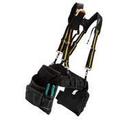 Imbracatura da cintura per attrezzi professionale resistente, design ergonomico a 4 punti, confortevole imbottita per la distribuzione del peso, regali pratici per gli uomini