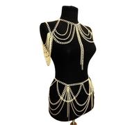 Imbracatura Da Donna, Corpo, Pancia, Catena, Collana, Bikini Da Spiaggia,
