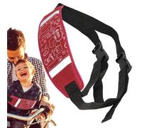 Imbracatura da moto per bambini, 9,94 cm, cintura di sicurezza per moto, Oxford e rete 3D, fibbie per petto e gambe per bambini con design riflettente