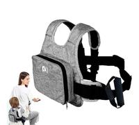 Imbracatura da moto per bambini, in tessuto Oxford, con borsa, imbracatura regolabile di sicurezza e supporto, imbracatura di sicurezza pieghevole per bambini con riflettente, imbracatura da viaggio