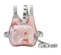 Imbracatura da passeggio per bambini con redine e cinturino da polso non perduto, comoda redini per bambini e bambine