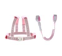 Imbracatura da passeggio per bambini, regolabile, non persa, guinzaglio con lucchetto riflettente per bambini, comodo per il bambino