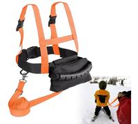 Imbracatura da sci per bambini, allenatore di imbracatura da sci, imbracatura da allenamento con guinzaglio e borsa removibili, imbracatura di sicurezza per lo sci per bambini, skateboard, sci