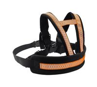 Imbracatura di sicurezza da moto per bambini, con cinghie riflettenti, regolabile, traspirante, supporto per le spalle per bambini, anti-caduta, anti-sonnolenza, per guidare con i genitori