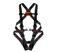 Imbracatura di sicurezza. Imbracatura di sicurezza for tutto il corpo, imbracatura anticaduta for tetti for piattaforme aeree, operai siderurgici, ponteggi, torri, arrampicata sugli alberi(Black)