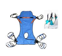 Imbracatura Di Sollevamento Del Paziente Per Tutto Il Corpo,Imbracatura per Gambe Divise Con Apertura Conveniente,Imbracatura Di Trasferimento A Sei Punti per Anziani e Disabili