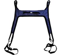 Imbracatura for WC for uso domestico con sollevatore for doccia, cintura di trasferimento for sedia a rotelle con supporto a quattro punti, imbracatura for gambe divise