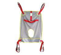 Imbracatura For WC Sollevatore Pazienti Attrezzatura Di Sollevamento Disabili Bariatrico Imbracatura Comoda Cintura Di Trasferimento Con Supporto A Quattro Punti Tutto Il Corpo(Half package)