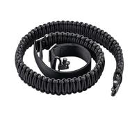 Imbracatura in paracord a due punti con girelle cinghia di lunghezza regolabile in nylon tatticamente per fucili per caccia all'aperto cinghia di lunghezza regolabile Paracord ad resistenza